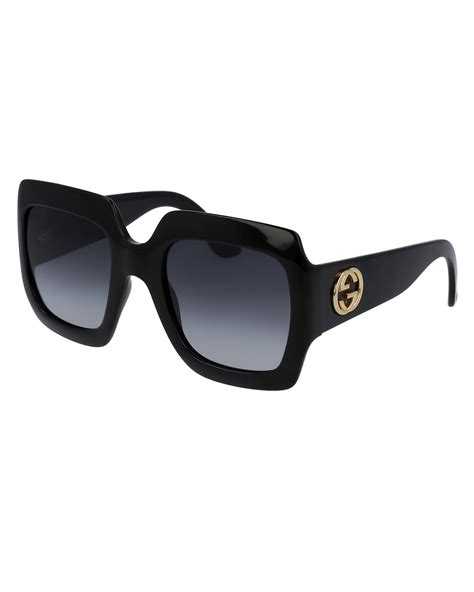 gucci 50mm square optical glasses|Gucci oversized black square eyeglasses.